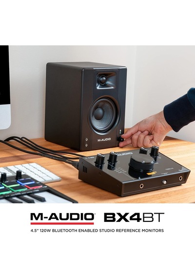 Bx4bt 4.5 Bluetooth Stüdyo Monitör Çifti Kayıt, Düzenleme, Multimedya İçin Kablosuz Bluetooth Pc Hoparlörleri,