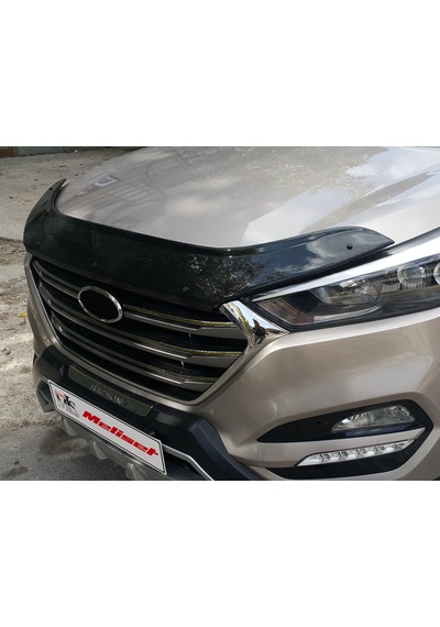 Hyundai Tucson Ön Kaput Rüzgarlığı 2015-2020 Yılı Arasına Uyumludur + Kaput Koruyucu