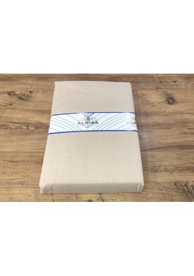 Royam Almira Tek Kişilik İşçi Şantiye Ekonomik Fitted Nevresim Takımı 160 X 240 Bej