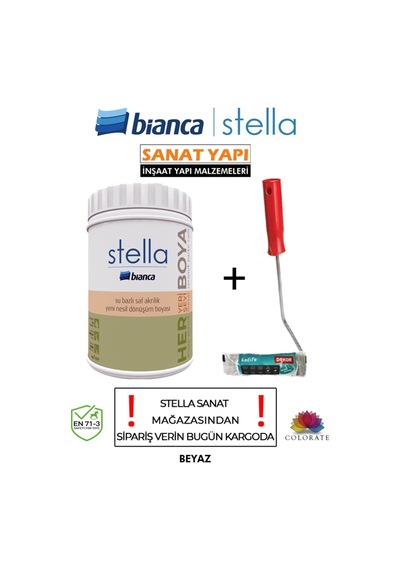 Su Bazlı Saf Akrilik Boya Ve Rulosu 1lt Diğer