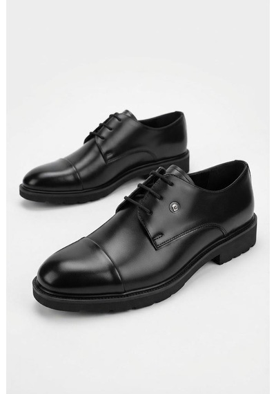 Pierre Cardin 702605 Siyah Açma Damat Ayakkabısı Takım Ayakkabısı Erkek Ayakkabı