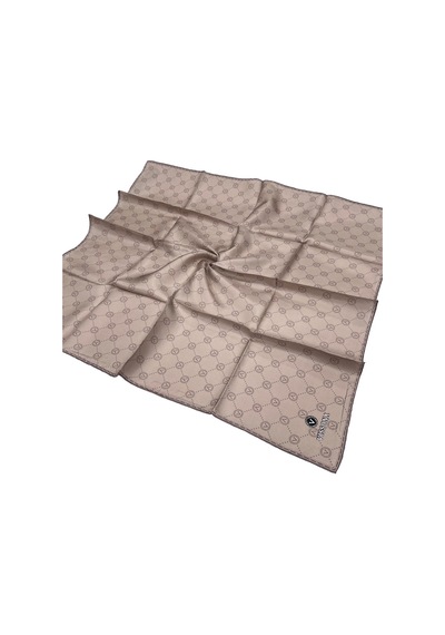 Vissona Twill İpek Eşarp Taş Rengi (52033)