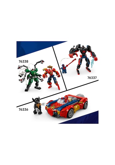 LEGO® ǀ Marvel Örümcek Adam, Ghost Rider Motosikletine Karşı 76335 -6 Yaş ve Üzeri Çocuklar için Yaratıcı Oyuncak Yapım Seti (72P)