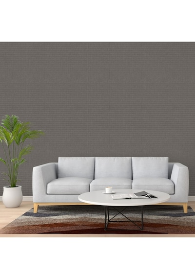 Adawall Muse Koleksiyonu- 25102-5 Kahverengi Dokulu Silinebilir Nonwoven Vinil Duvar Kağıdı 1.06x15.6m 16.5m²