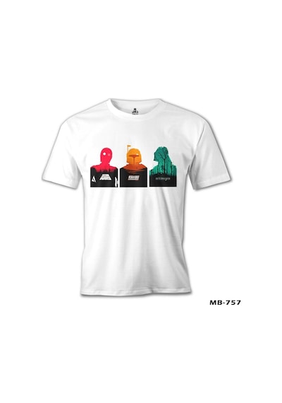 Star Wars - Trinity Beyaz Erkek Tshirt