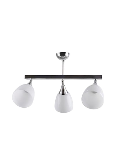 Mylights Krom Üçlü Hareketli Sıralı Avize Opal Cam Spor Modern