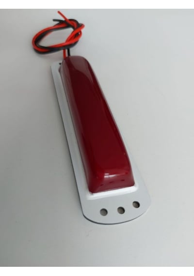 Su Geçirmez Led Lamba Marine Tekne Karavan 24volt-15 Cm KIRMIZI