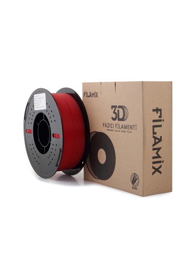 Filamix Pla+ Filament 1 Kg 1,75mm Fire Engine Red