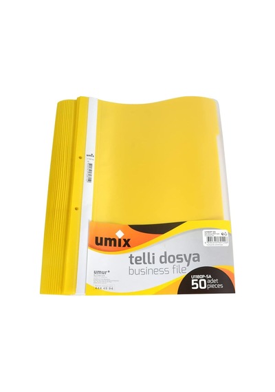 Tr C A4 Telli Dosya 50'li Sarı