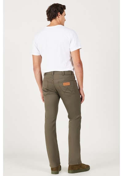 Wrangler Arizona Straight Fit Düz Kesim Normal Bel Düz Paça Esnek Haki Erkek Pantolon W211842801 Haki