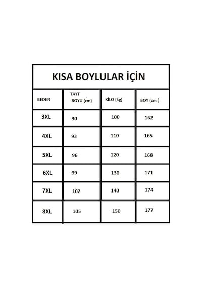 Sngl Tekstil Büyük Beden Tayt 3xl-4xl-5xl-6xl-7xl-8xl Siyah