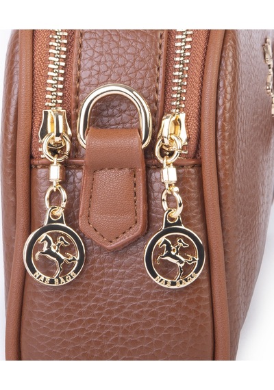 Nas Bag Kadın Mini Cüzdanlı Omuz Ve Çapraz Çanta Taba Victoria