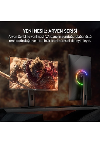 James Donkey Arven A70 27'' 240hz 0.5ms Fhd Va Panel Gaming Rgb Pivot Monitör Sıfır Ölü Piksel