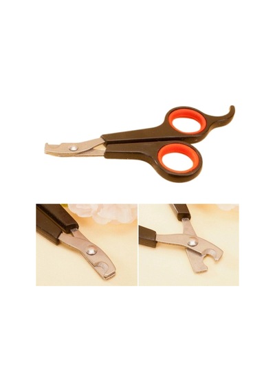 Küçük Çelik Uçlu Kedi Köpek Evcil Hayvan Tırnak Makası Pati Bakım Aleti Ergonomik Kaymaz Sap Bx40