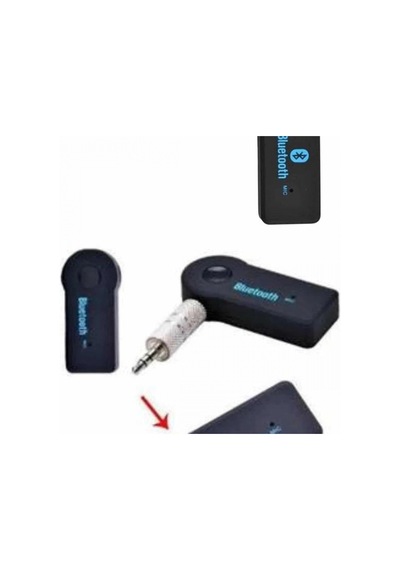 Yeni Nesil Bluetooth Aux Araç Kiti Siyah Dahili Mikrofonlu Kablosuz Müzik Ve Arama Adaptörü