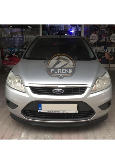 Ford Focus 2,5 2008-2011 Uyumlu H Lip Esnek Ön Lip 2 Parça Karlık Ön Ek Tampon Altı Dill