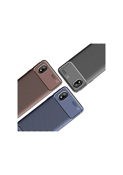 Samsung Uyumlu Galaxy A01 Core Kılıf Karbon Silikon Case