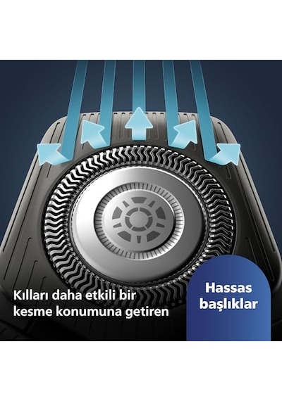 Serisi Tıraş Makinesi Sinekkaydı Tıraş Skin Iq Teknolojisi Islak Ve Kuru Kullanım Hassas Düzeltici Başlık S5887 Diğer