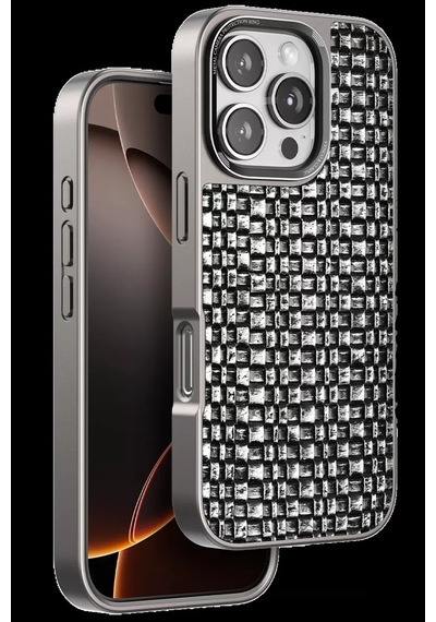 Apple iPhone Uyumlu 16 Pro Brand Kapak - Gümüş Bz8683140763602