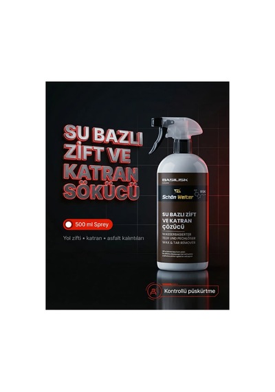 Araç Oto Su Bazlı Zift Ve Katran Sökücü Sprey 500ml Basılısk