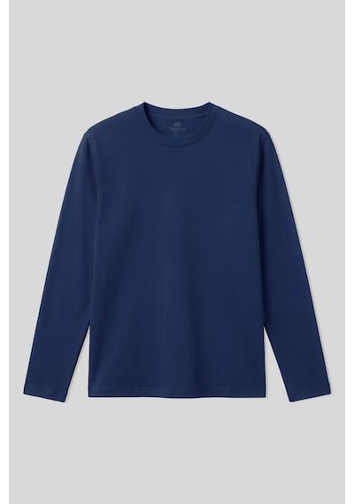 Tommy Life İndigo Standart Fit Basic O Yaka Erkek Sweatshirt - 87997 İndigo