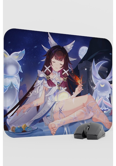 Columbina Damselette Genshin Impact Anime Oyuncu V2 - 48x40 Xl Gaming Mouse Pad Fare Altlığı