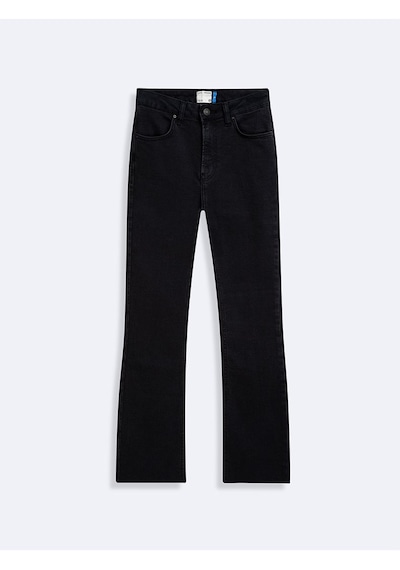 Ltb Lıssy İspanyol Paça Yüksek Bel Mavi Jean Pantolon Mavi 24 - 36