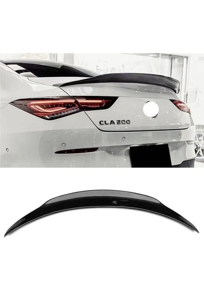 Mercedes Cla W118 Psm Bagaj Üstü Piano Black Spoiler