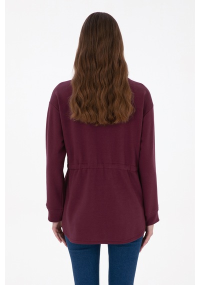 U.s. Polo Assn. Kadın Plum Hırka Örme 50318035-vr177 New Plum