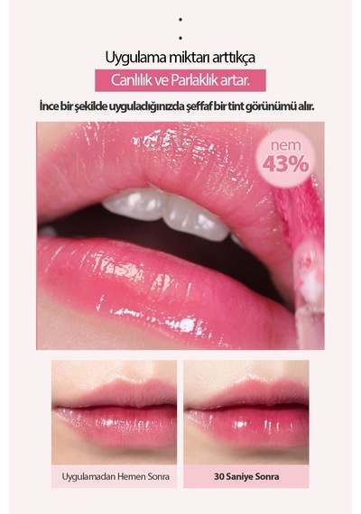 Bbia Özel Tasarım Ödüllü Kalıcı Tint Ruj BBIA L’eau Tint 07 Peach