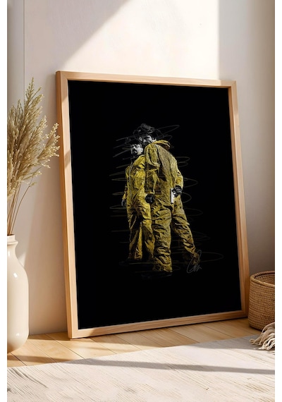 Breaking Bad Çerçeveli Tablo Walter White Jesse Pinkman - Estetik Poster