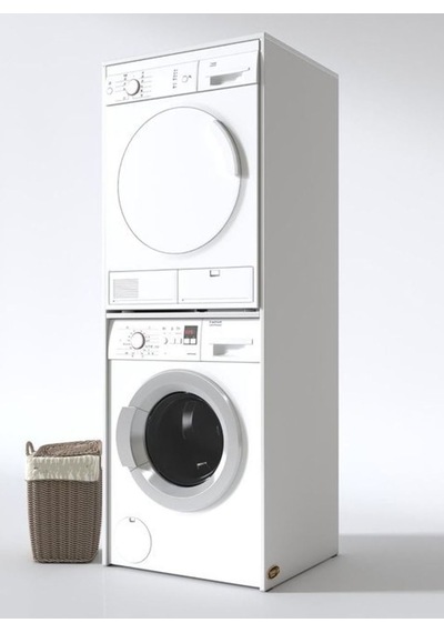 Remora Çamaşır+Kurutma Makine Dolabı Beyaz