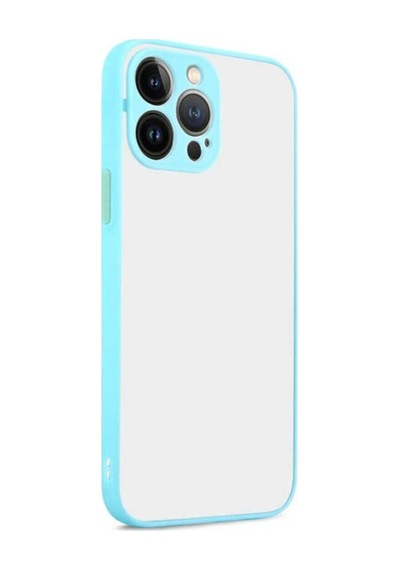Apple Uyumlu iPhone 13 Pro Max Kılıf Zore Hux Kapak Turkuaz