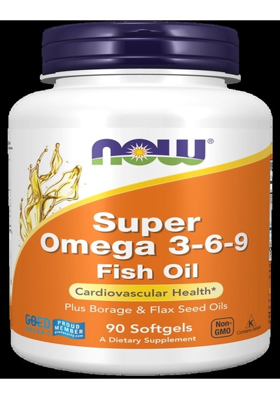 Now Omega 3 3-6-9 90 Softgels