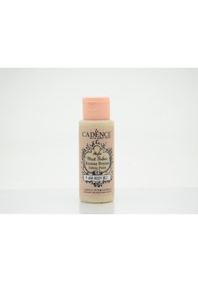 Cadence Style Mat Kumaş Boyası - 634 Rosy Bej 59Ml