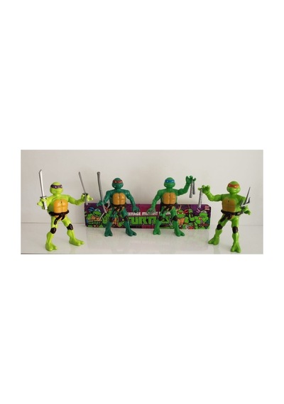 Ninja Kaplumbağalar 15 Cm. Işıklı Figürler 4lü Set Ninja Turtles Oyuncak