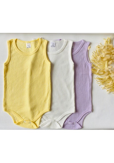 Miyakıdsworld Pamuklu Kalın Askılı Çocuk Body -özel Çocuklar Büyük Boy 7-12 Yaş Ekru
