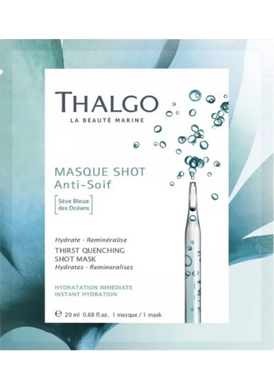 Thalgo Thirst Quenching Shot Mask, Yoğun Nemlendirici Ve Dolgunlaştırıcı Marine Yüz Maskesi