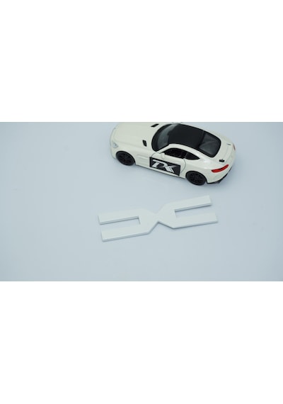 Dk Tuning Yeni Nesil Bagaj 3m 3d 10cm Beyaz Yazı Logo Dacia İle U