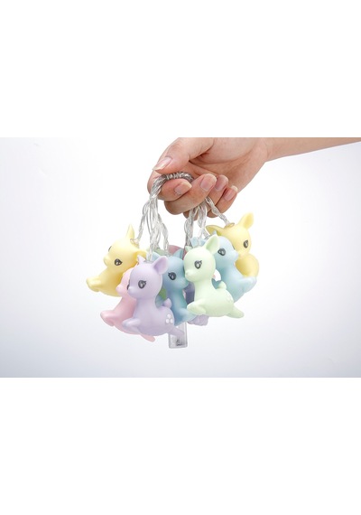Dhink Deer String Ledli Zincir Gece Lambası Çok Renkli