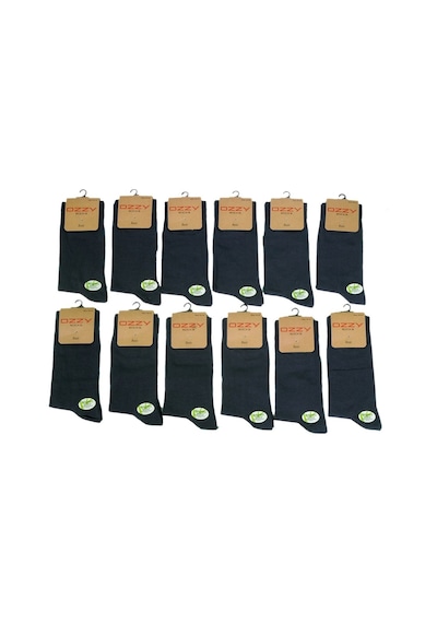 Ozzy Socks 12'Li Bambu Dikişsiz Erkek Soket Çorap-Std Lacivert