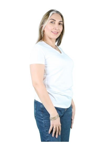 Kadın Cotton Kısa Kollu Tişört 001