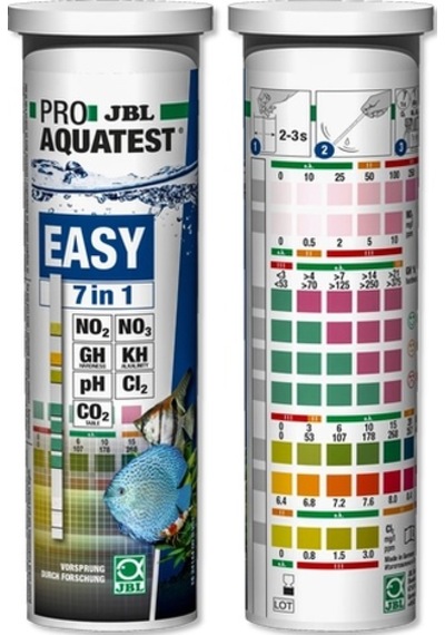 Jbl Pro Aquatest Easy 7 İn 1 Kolay Test Su Değerleri