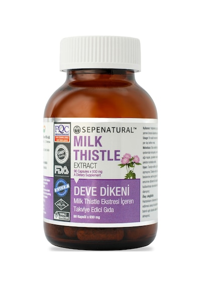 Sepe Natural Milk Thistle Devedikeni Ekstresi Full Potency 90 Kapsül x 930 MG