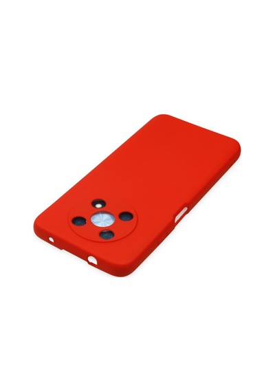 Huawei Nova Y90 Uyumlu Kılıf Nano İçi Kadife Silikon - Kırmızı