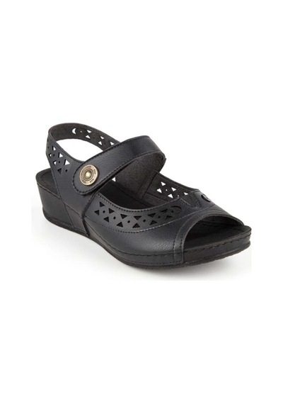 Muya Terra 31130-001 Anatomik Taban Kadın Sandalet Siyah 36-40 Siyah