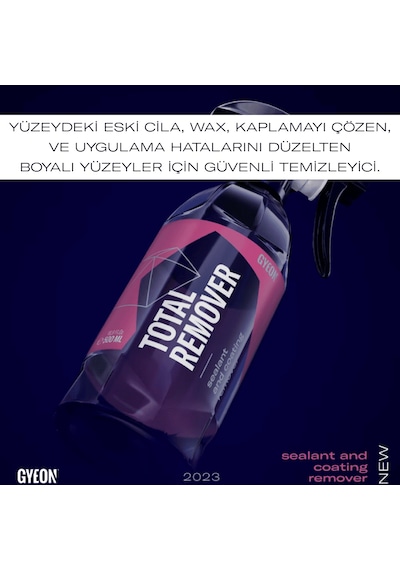 Gyeon Q²m Total Remover Wax Cila Çözücü Koruma Sökücü 500 Ml