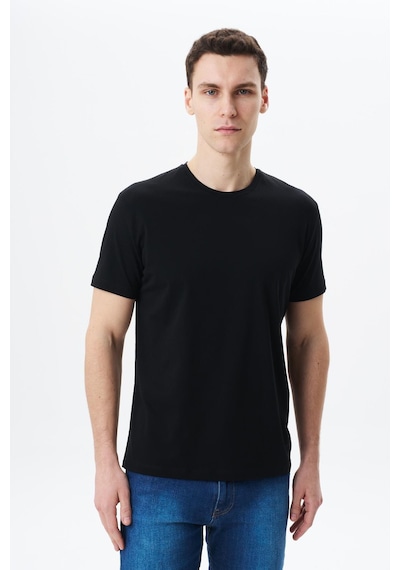AR-MA Arma Erkek Regular Fit Basic Süprem Bisiklet Yaka Tişört Y29344453002 Siyah