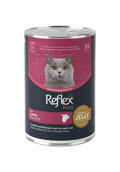 Reflex Plus Karışık Yetişkin Kedi Konservesi 400 Gr 12 Adet