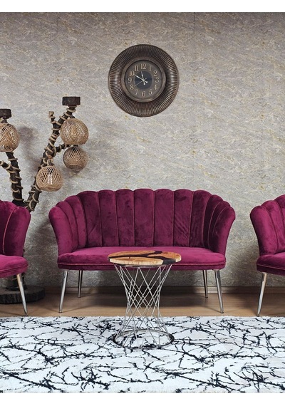 Zafir Papatya Çay Seti Koltuk Takımı Krom Sivriltme Ayak, Balkon, Salon, Ofis, Cafe Koltuk Takımı Bordo Zafir Papatya Çay Seti Koltuk Takımı Krom Sivriltme Ayak, Balkon, Salon, Ofis, Cafe Koltuk Takımı Bordo